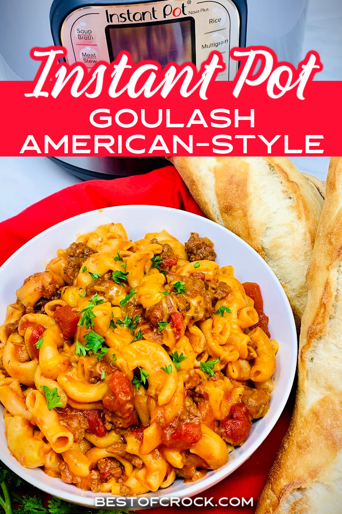 Easy goulash in the Instant Pot is an American goulash version filled with flavor and makes a hearty meal picky eaters can enjoy. Instant Pot Dinners | Quick and Easy Dinner Recipes | One-Pot Meals | Instant Pot Meal Ideas | Family-Friendly Meals | Dinner Recipes for Busy Nights | Instant Pot Cooking | Easy Weeknight Dinners | Instant Pot Dinner Ideas | Simple Dinner Recipes via @bestofcrock