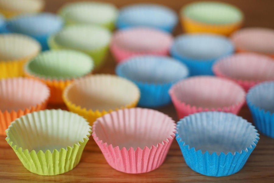 St Patricks Day Cupcake Recipes Rainbow Colored Cupcake Papers