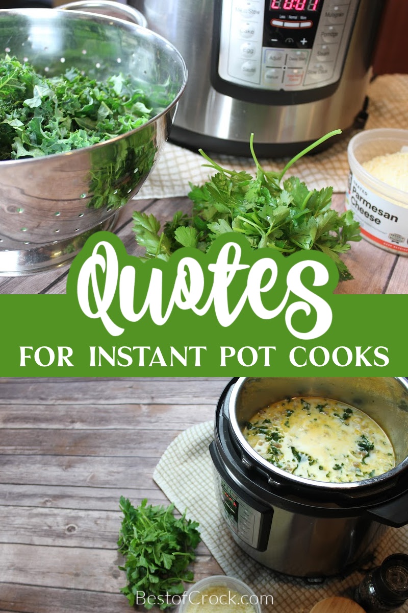The best Instant Pot quotes for instant laughs can help us laugh at the minor imperfections of the process while enjoying our quick meals. Funny Cooking Quotes | Funny Instant Pot Quotes | Funny Kitchen Sayings | Cooking Memes | Instant Pot Memes | Memes for the Kitchen | Funny Jokes About Cooking | Jokes About Pressure Cooking | Pressure Cooking Memes via @bestofcrock