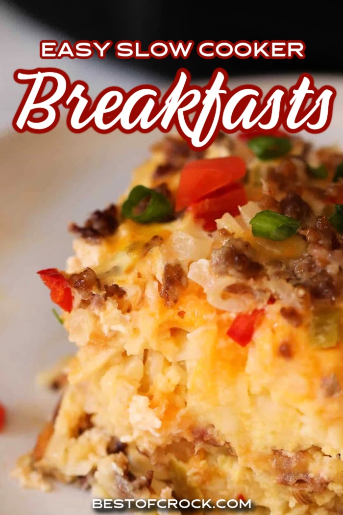 Wake up to the best slow cooker breakfast recipes you can use to sleep in later and enjoy healthy breakfast recipes to start your day! Slow Cooker Overnight Recipes | Crockpot Breakfast Recipes | Tips for Eating Breakfast | Easy Breakfast Recipes | Dump and Go Breakfast Recipes | Slow Cooker Bacon Recipes | Slow Cooker Recipes with Eggs | Crockpot Egg Recipes via @bestofcrock