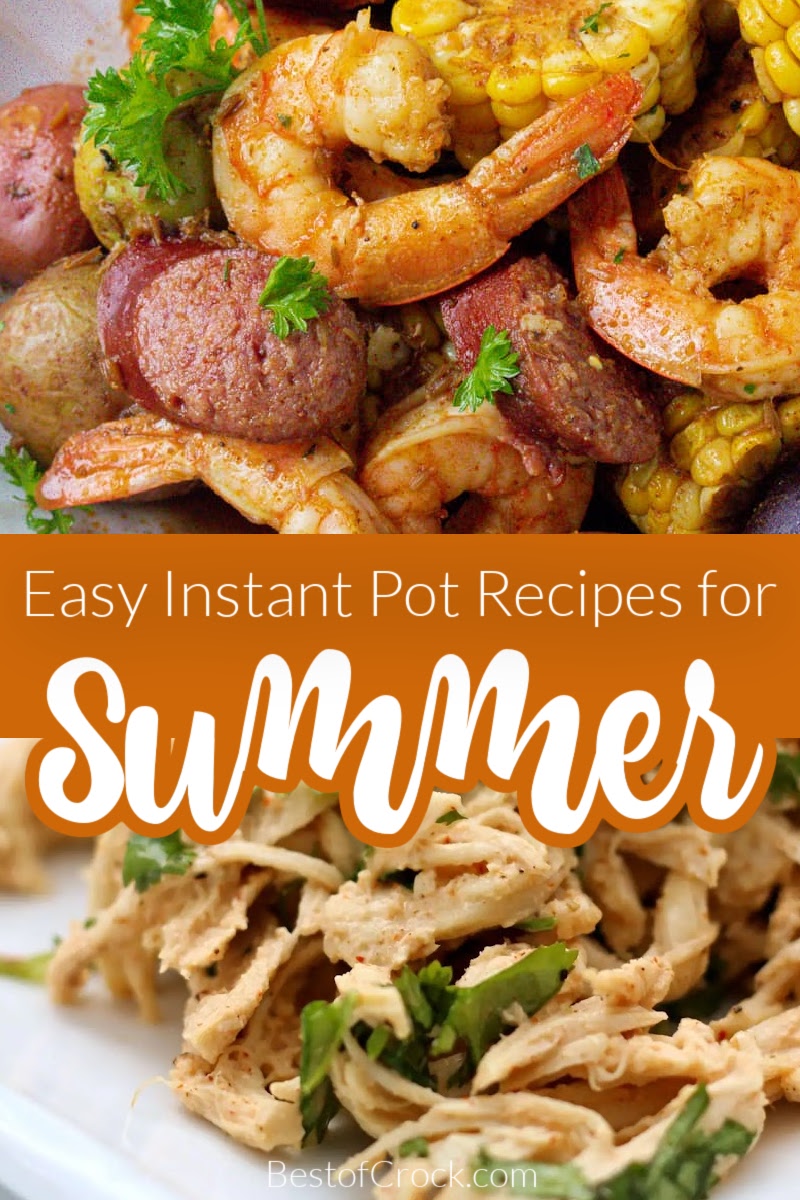 Enjoy summer instead of spending it in the kitchen with some easy summer Instant Pot recipes to save time and use it how you want. Summer Dinner Recipes | Easy Summer Recipes | Pressure Cooker Recipes for Summer | Quick Summer Recipes | Quick Dinner Recipes | Instant Pot Recipes for a Crowd | Instant Pot Lunch Recipes | Summer Lunch Recipes | Quick Lunch Recipes via @bestofcrock