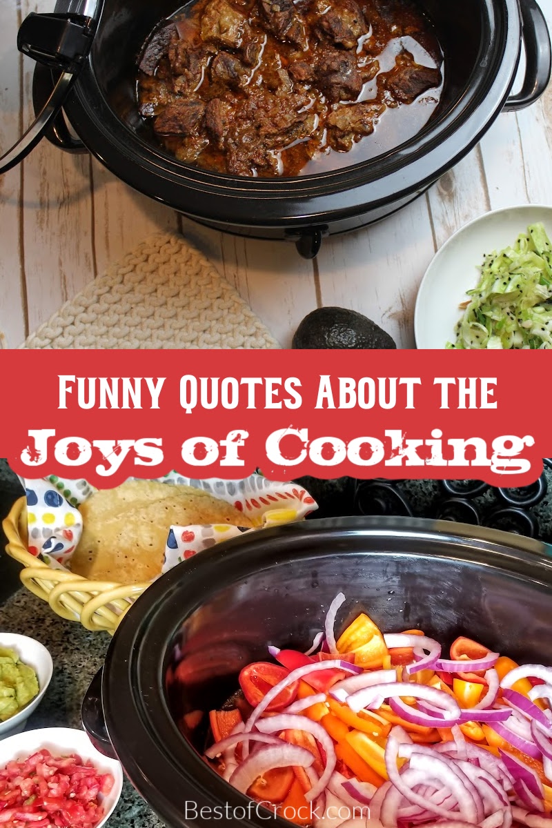 Funny slow cooker quotes can help us share in those moments when dinner goes awry or when the slow cooker dinner recipes just aren't going as planned. Slow Cooker Sayings | Crockpot Sayings | Crockpot Quotes | Cooking Quotes | Dinner Quotes |Hilarious Quotes | Quotes to Toast to via @bestofcrock