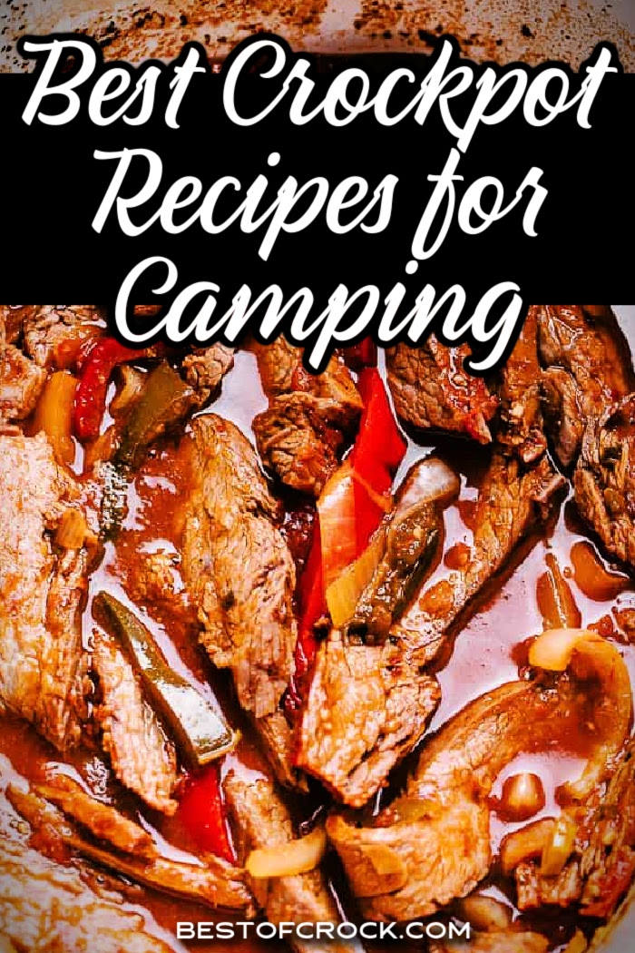 The best crockpot recipes for camping can help you fuel up on delicious meals for your hiking, swimming, and other camping activities. Slow Cooker Camping Recipes | Recipes for Camping Trips | Tips for RV Camping | Tips for Camping | Cooking in an RV | Slow Cooker RV Recipes | Crockpot Recipes with Beef | Crockpot Recipes with Chicken | Crockpot Recipes with Pork via @bestofcrock