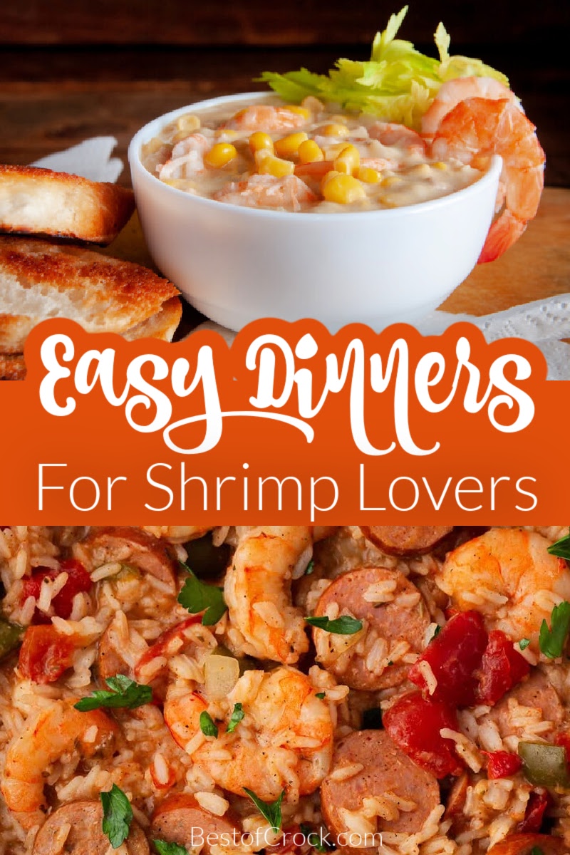 Your meal planning is done with these easy crockpot dinner recipes with shrimp! Make a delicious seafood dinner any night of the week! Crockpot Seafood Recipes | Slow Cooker Dinner Recipes | Slow Cooker Shrimp Recipes | Shrimp Recipes for Two | Ways to Cook Shrimp | Frozen Shrimp Ideas | Crockpot Date Night Reicpes | Slow Cooker Dinner Party Recipes | Crockpot Recipes for Two | Easy Dinner Recipes | Easy Shrimp Dinners via @bestofcrock