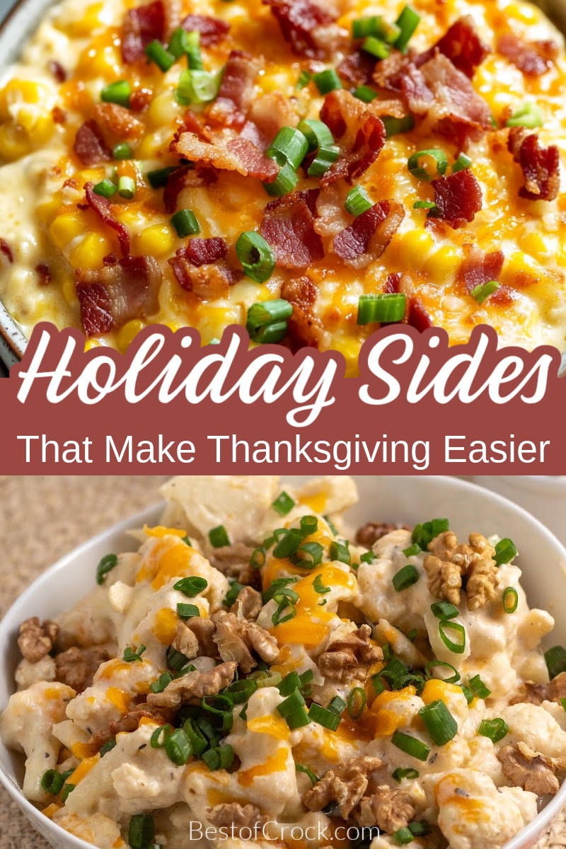 Enjoy the best crockpot Thanksgiving sides that will enhance your Thanksgiving dinner, if not by only giving you more oven space. Thanksgiving Side Dishes | Thanksgiving Recipes | Holiday Recipes | Holiday Party Recipes | Holiday Dinner Party Recipes | Crockpot Holiday Recipes | Crockpot Thanksgiving Recipes | Crockpot Holiday Party Recipes | Slow Cooker Thanksgiving Recipes | Slow Cooker Holiday Recipes | Slow Cooker Side Dish Recipes Thanksgiving