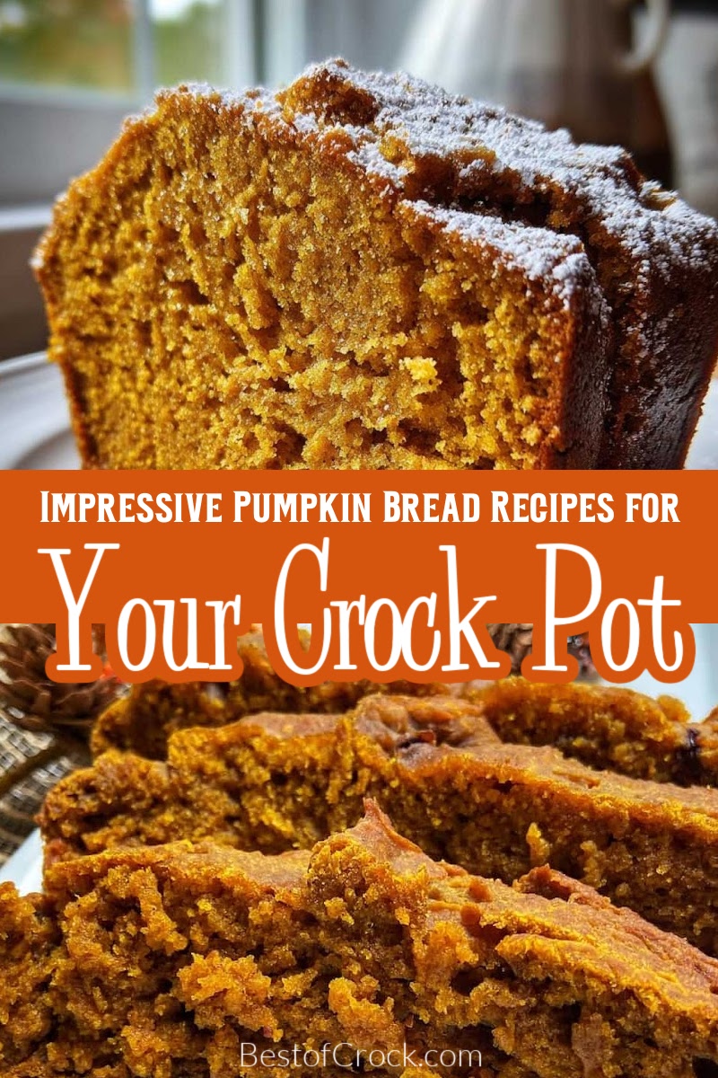 These slow cooker pumpkin bread recipes make for the perfect pairing of pumpkin spice lattes and delicious homemade bread. Easy Pumpkin Bread Recipe | Homemade Pumpkin Bread | Fall Dessert Recipes | Pumpkin Spice Bread | Healthy Pumpkin Bread | Gluten-Free Pumpkin Bread | Best Pumpkin Bread Recipe | Moist Pumpkin Bread | Pumpkin Bread with Chocolate Chips via @bestofcrock
