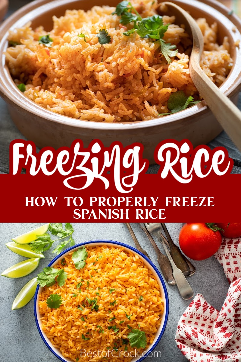 Can you freeze Spanish rice? Most rice dishes freeze very well, but can you take the best Spanish rice recipe and freeze it as well? How to Freeze Rice | How to Reheat Rice | Meal Prep Rice Tips | Tips for Making Spanish Rice | Tips for Freezing Spanish Rice | Spanish Rice vs Mexican Rice | Difference Between Spanish Rice and Mexican Rice via @bestofcrock