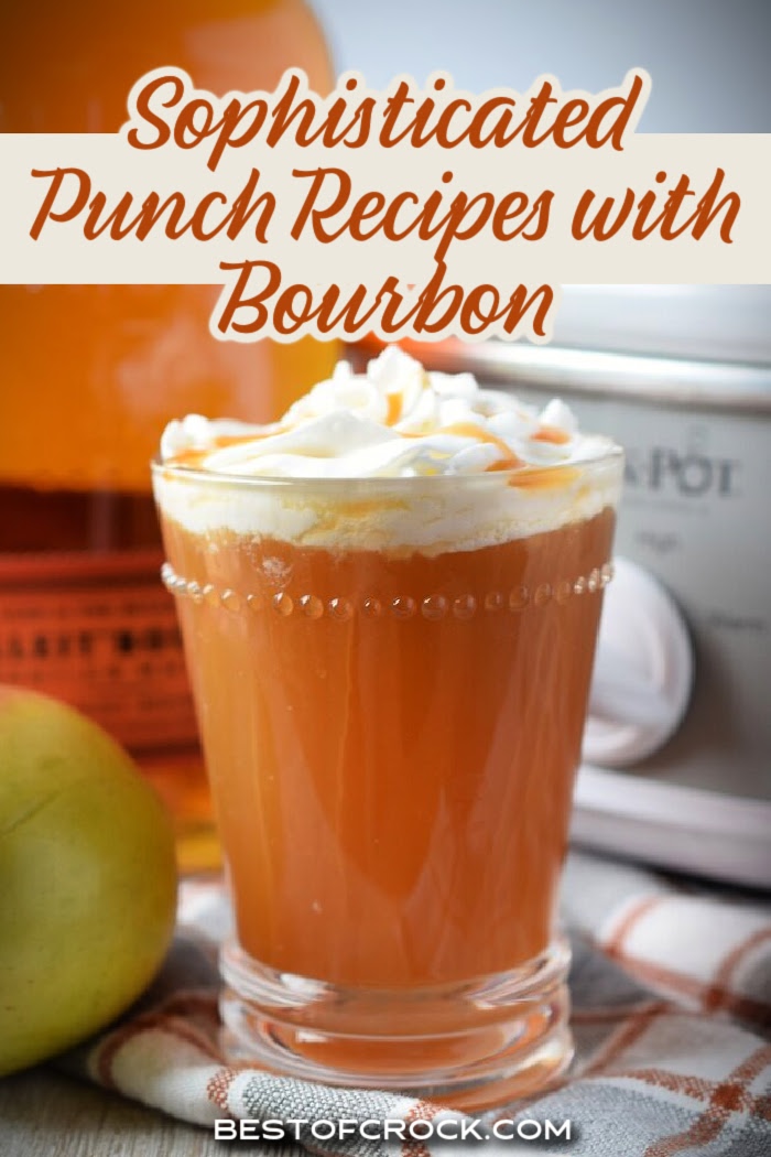 Crockpot bourbon punch recipes make the best fall cocktails for parties or just for sipping with a loved one; or as cocktail recipes for two. Crockpot Drink Recipes | Fall Crockpot Drink Recipes | Fall Crockpot Recipes | Thanksgiving Crockpot Recipes | Christmas Crockpot Recipes | Crockpot Recipes with Bourbon | Thanksgiving Cocktail Recipes | Christmas Cocktail Recipes