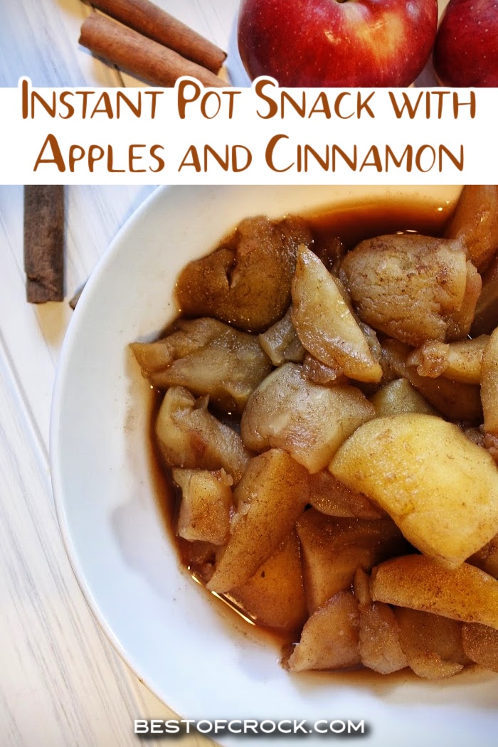 This faster than stovetop Instant Pot cinnamon apples recipe is a quick and easy way to enjoy a delicious fruity dessert. Instant Pot Cinnamon Apples | Quick and Easy Apple Recipes | Cooking with an Instant Pot | Delicious Fall Desserts | Fall Recipes | Cinnamon Apple Spice | Instant Pot Breakfast Recipes | Cooking with Seasonal Ingredients | Fall Food Favorites | Apple Cinnamon Snacks via @bestofcrock