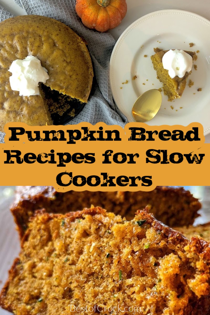 These slow cooker pumpkin bread recipes make for the perfect pairing of pumpkin spice lattes and delicious homemade bread. Easy Pumpkin Bread Recipe | Homemade Pumpkin Bread | Fall Dessert Recipes | Pumpkin Spice Bread | Healthy Pumpkin Bread | Gluten-Free Pumpkin Bread | Best Pumpkin Bread Recipe | Moist Pumpkin Bread | Pumpkin Bread with Chocolate Chips