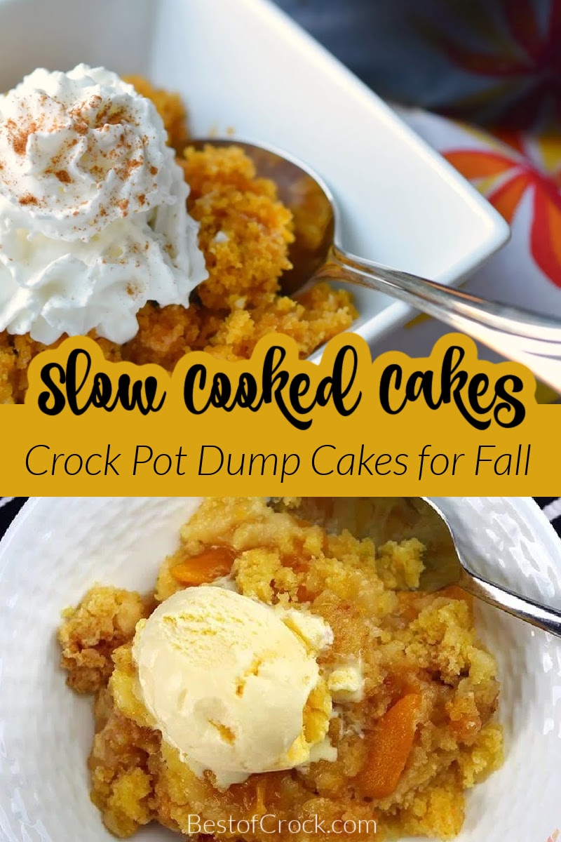 Fall is the perfect season for warm desserts! These delicious slow cooker fall dump cake recipes make baking as easy as set it and forget it. Slow Cooker Fall Desserts | Easy Dump Cakes | Fall Desserts | Apple Dump Cake Recipes | Crockpot Dessert Recipes | Fall Dessert Recipes | Crockpot Apple Crisp Recipes | Crockpot Cake Recipes | Thanksgiving Dessert Recipes via @bestofcrock