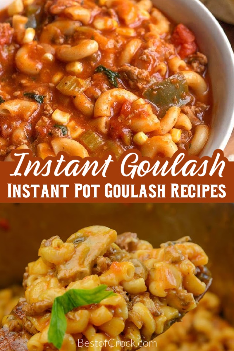 It is easier than you may think to make Instant Pot goulash recipes for family dinners or even as date night dinners that will surely impress. Easy Ground Beef Recipes | Pressure Cooker Goulash | Ground Beef Dinner Recipes | Ground Beef Pasta Recipe | Goulash Recipes Easy Ground Beef