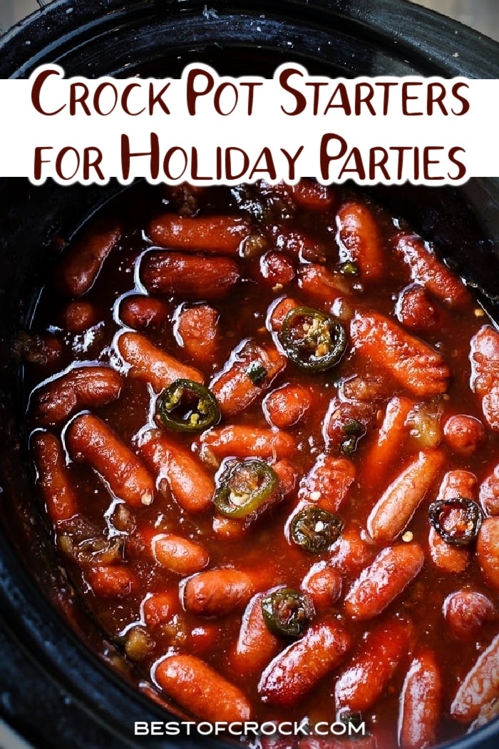 Crockpot holiday appetizers can make hosting holiday parties easier and pair perfectly with holiday dinner recipes. Crockpot Christmas Recipes | Crockpot Thanksgiving Recipes | Crockpot Recipes for New Years Eve | Slow Cooker Holiday Recipes | Crockpot Finger Foods | Holiday Season Recipes | Holiday Snack Recipes | Holiday Party Recipes