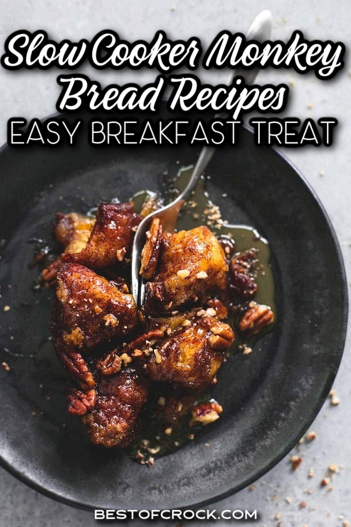 Enjoy these easy crockpot monkey bread recipes with canned cinnamon rolls that you can make as a crockpot breakfast or crockpot dessert. Monkey Bread with Canned Biscuits | Monkey Bread Frozen Dinner Rolls | Crockpot Dessert Recipes | Crockpot Breakfast Recipes | Crockpot Cinnamon Rolls Recipe | Slow Cooker Breakfast Ideas | Crockpot Recipes for Dessert | Crockpot Party Recipes | Holiday Breakfast Recipes | Crockpot Recipes for Holidays